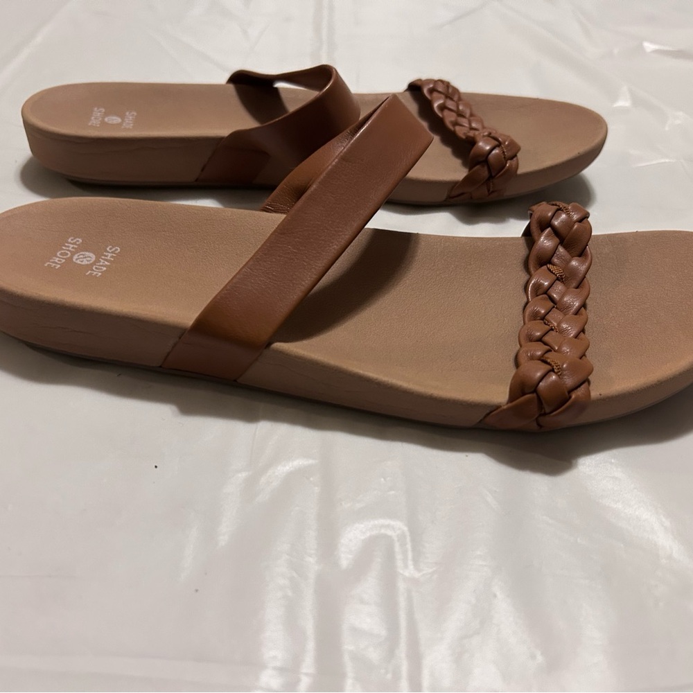 Like NEW Women’s Shade & Shore Dani Sandals size 10 - Picture 2 of 10